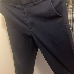 Blue school uniform pants